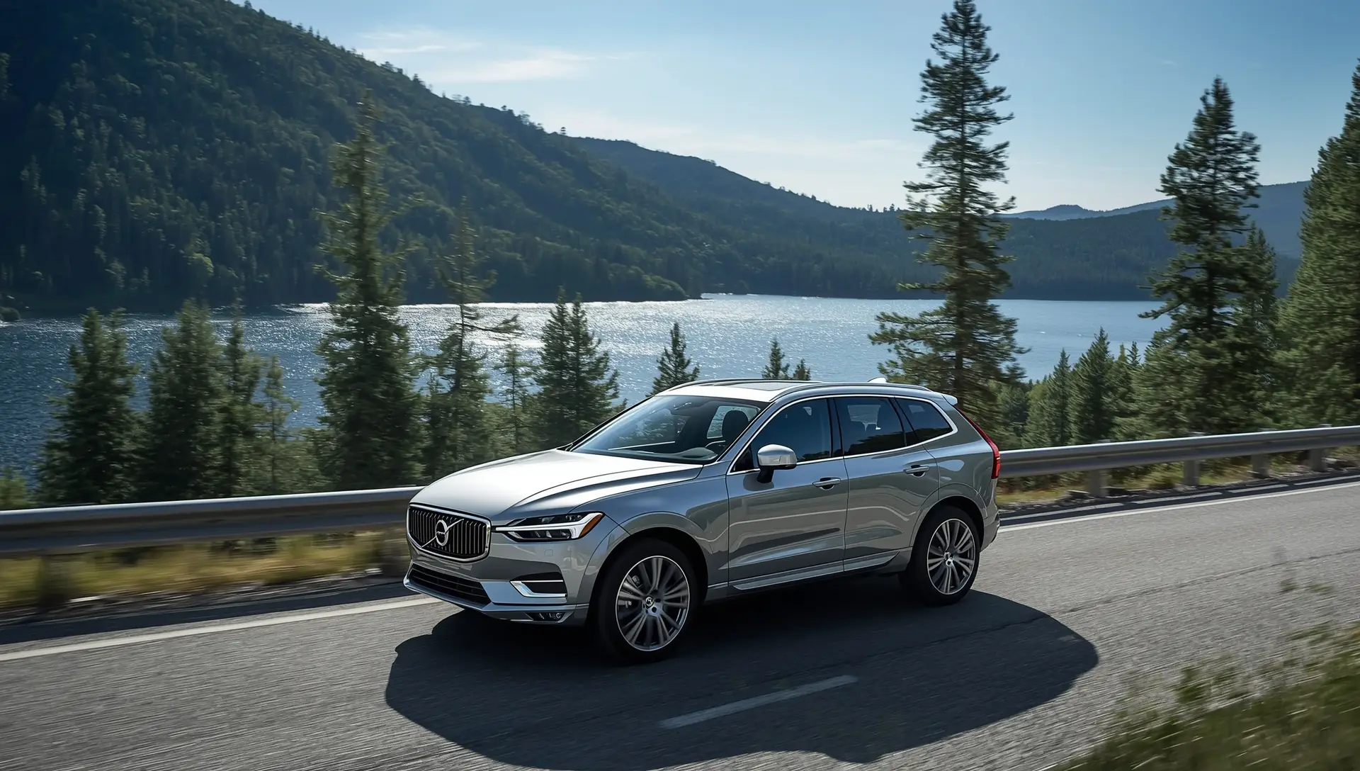 Panorama stradale con auto a noleggio in area Cosenza